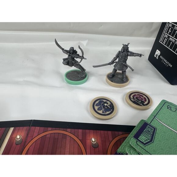 UNMATCHED SUN'S ORIGIN Restoration Games Oda Vs Tomoe Board Game - Picture 6 of 6